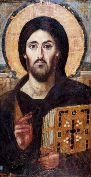 Christ Pantocrator, St. Catherine's Monastery, Mt. Sinai, 6th c.