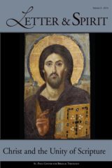 Letter & Spirit, Vol. 9: Christ and the Unity of Scripture