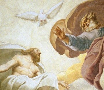 Painting of the Interior of the Dome Depicting the Holy Trinity