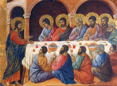Aparición de Cristo en el círculo de sus apóstoles
