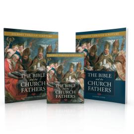 Bible and the Church Fathers Books and DVD box