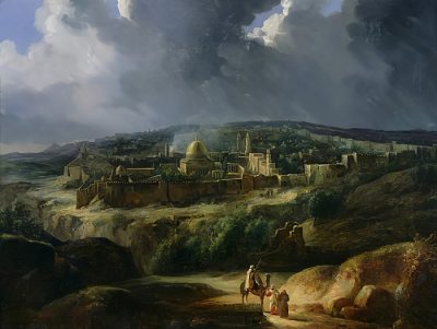 Vista de Jerusalén desde el valle de Josafat